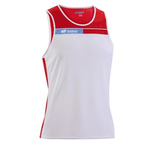 SINGLET KING white red