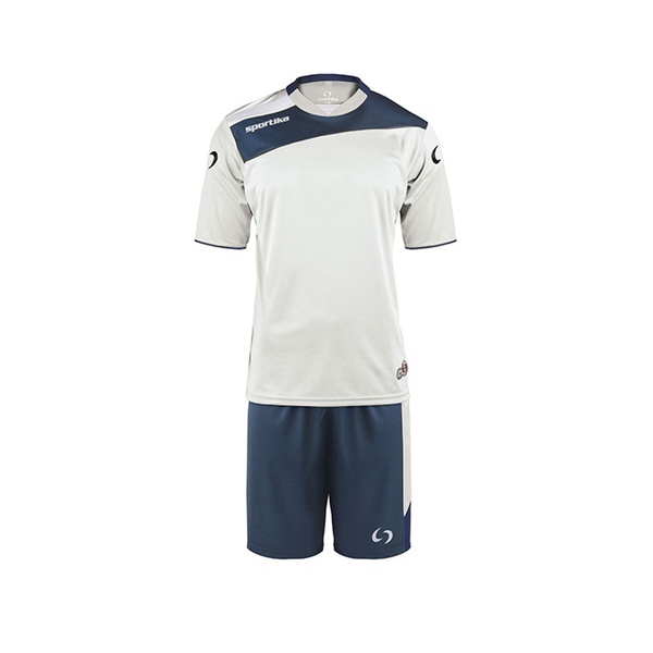 AMSTERDAM completo calcio manica corta white navy