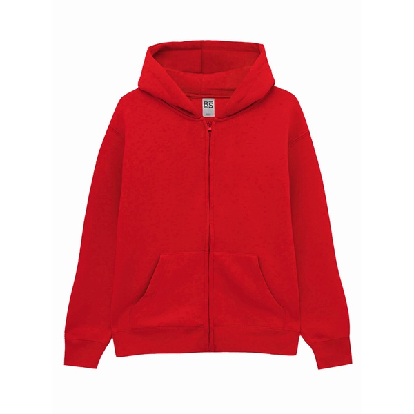 FELPA VEGA KIDS zip e cappuccio bambino red