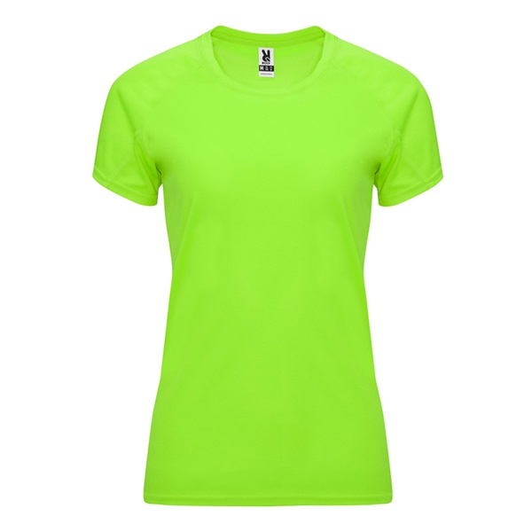 Bahrain Woman - t-shirt tecnica raglan Verde fluo
